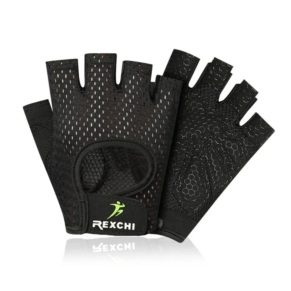 Anti-Slip Weightlifting Gloves - Wrist Support Grips for CrossFit &amp; Gym Training