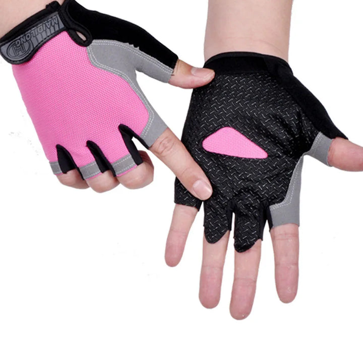 Breathable Half-Finger Cycling Gloves - Anti-Slip Training Gloves for Gym &amp; Riding