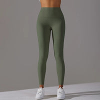 Breathable High-Waist Yoga Leggings - Women's Workout Tights for Running & Cycling