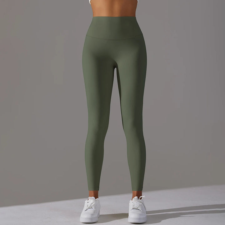 Breathable High-Waist Yoga Leggings - Women&