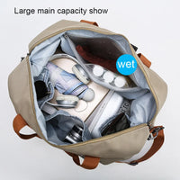 Portable Crossbody Gym Travel Bag - Short-Distance Weekender Duffel for Fitness