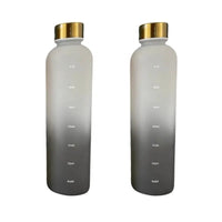 1L Motivational Water Bottle - BPA-Free Time Marker Flask for Fitness & Travel