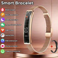 Waterproof Smart Bracelet - Women's Heart Rate Fitness Tracker for Daily Training