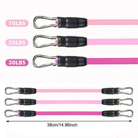 Ankle Resistance Band Set - Glute Training Straps for Lower-Body Gym Workouts