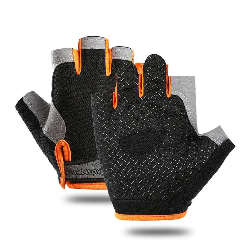 Breathable Half-Finger Cycling Gloves - Anti-Slip Training Gloves for Gym &amp; Riding