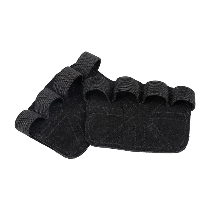 Leather Weightlifting Gloves - Palm Protection Grips for Pull-Ups &amp; Gym Training