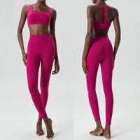 2-Piece Solid Color Gym Set