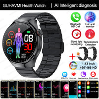 Advanced Health Smart Watch - ECG Bluetooth Tracker for Wellness & Daily Monitoring