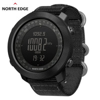 Digital Outdoor Sports Watch - Men's Waterproof Compass Watch for Running & Swimming