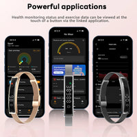 Waterproof Smart Bracelet - Women's Heart Rate Fitness Tracker for Daily Training