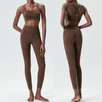 2-Piece Solid Color Gym Set
