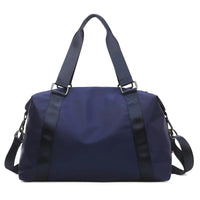 Waterproof Nylon Duffle Tote Bag - Women's Large Travel Gym Bag with Wet-Dry Pockets