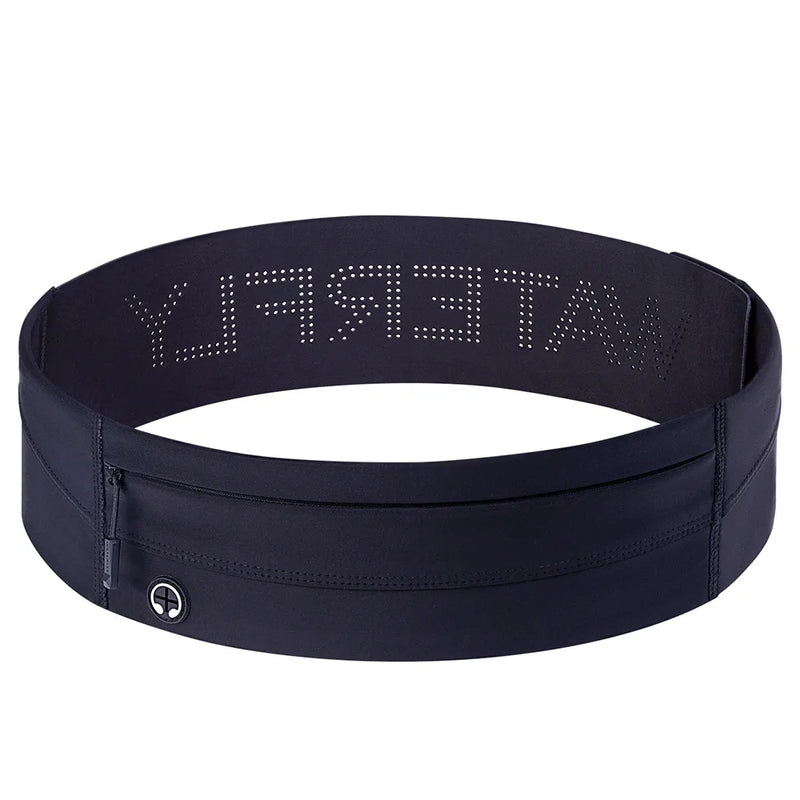Slim Running Belt Waist Bag - Elastic Phone Pouch for Marathon & Jogging