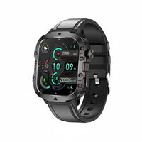 Military Outdoor Smart Watch - Men's 5ATM Fitness Tracker with Bluetooth Calling