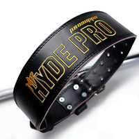 Leather Weightlifting Belt - Lumbar Support Strap for Squats & Deadlifts