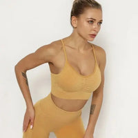 Seamless Push-Up Yoga Leggings - Women's High-Waist Gym Tights for Fitness