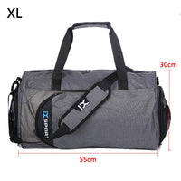Wet-Dry Training Gym Bag - Large Multifunction Duffel with Shoe Storage