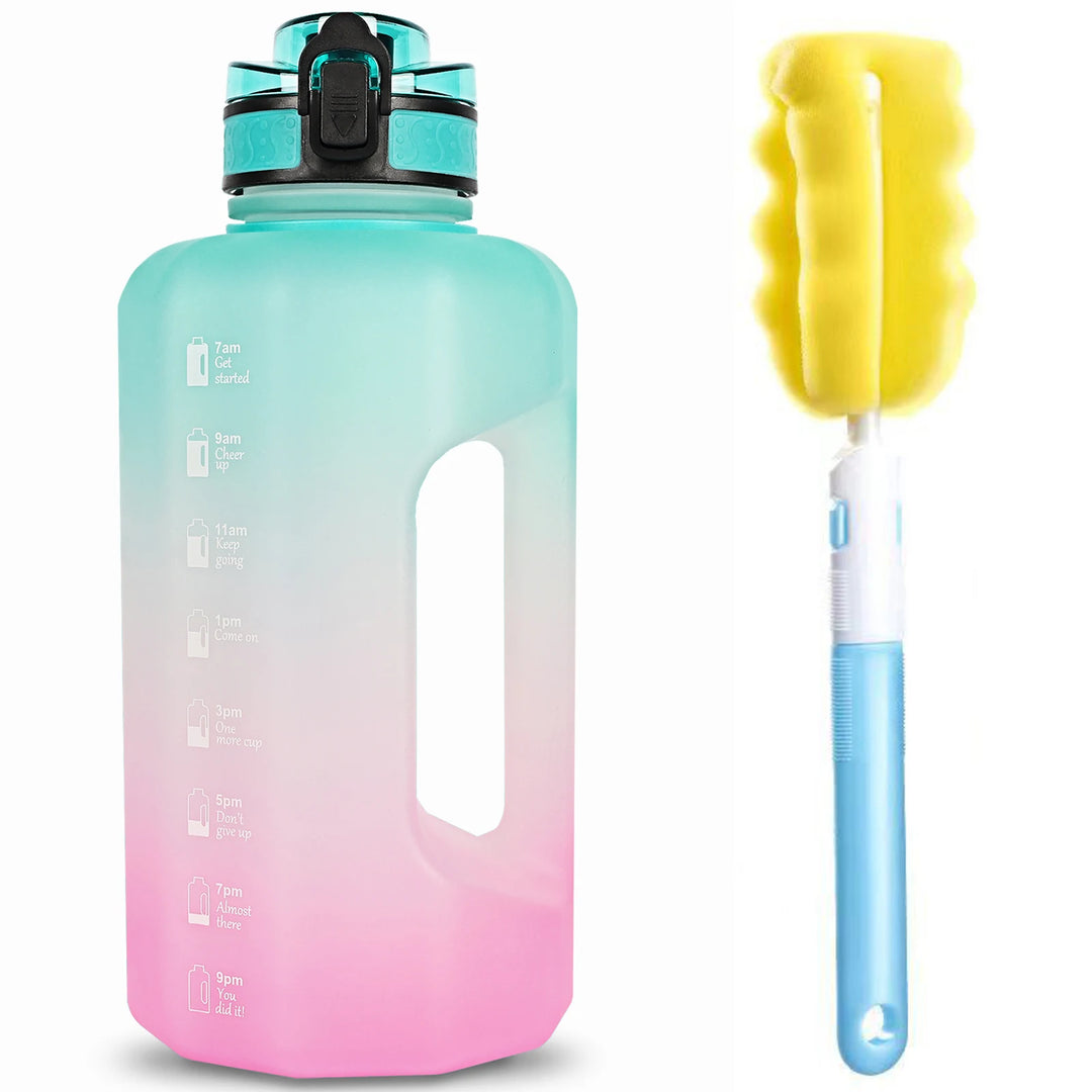2.2L Motivational Water Bottle - Leakproof Hydration Flask for Gym &amp; Travel