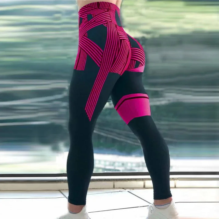 Printed High-Waist Training Leggings
