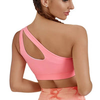 One-Shoulder Quick-Dry Sports Bra