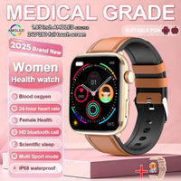 1.85" AMOLED Smart Watch - Women's Bluetooth Fitness Tracker with NFC & Health Monitoring