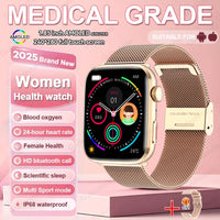 1.85" AMOLED Smart Watch - Women's Bluetooth Fitness Tracker with NFC & Health Monitoring