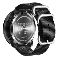 Digital Outdoor Sports Watch - Men's Waterproof Compass Watch for Running & Swimming