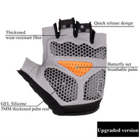 Breathable Half-Finger Cycling Gloves - Anti-Slip Training Gloves for Gym & Riding