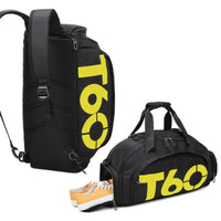 Dry-Wet Separation Gym Backpack - Large-Capacity Fitness Bag for Yoga & Sports