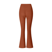 High-Waist Flared Yoga Pants with Pockets