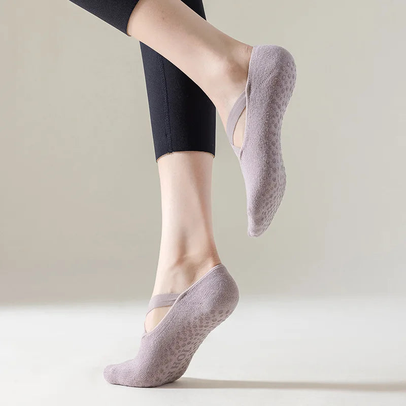 Non-Slip Yoga Grip Socks - Women&