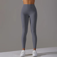 Breathable High-Waist Yoga Leggings - Women's Workout Tights for Running & Cycling