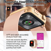 1.85" AMOLED Smart Watch - Women's Bluetooth Fitness Tracker with NFC & Health Monitoring