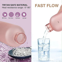 1L Motivational Water Bottle - BPA-Free Time Marker Flask for Fitness & Travel