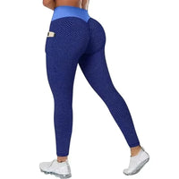 Pocket Scrunch Workout Leggings - Women's High-Waist Yoga Tights for Training