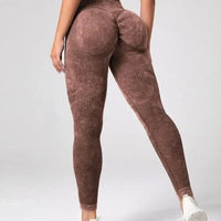 Tie-Dye Tummy Control Leggings - Women's Sculpting Tights for Yoga & Everyday Training