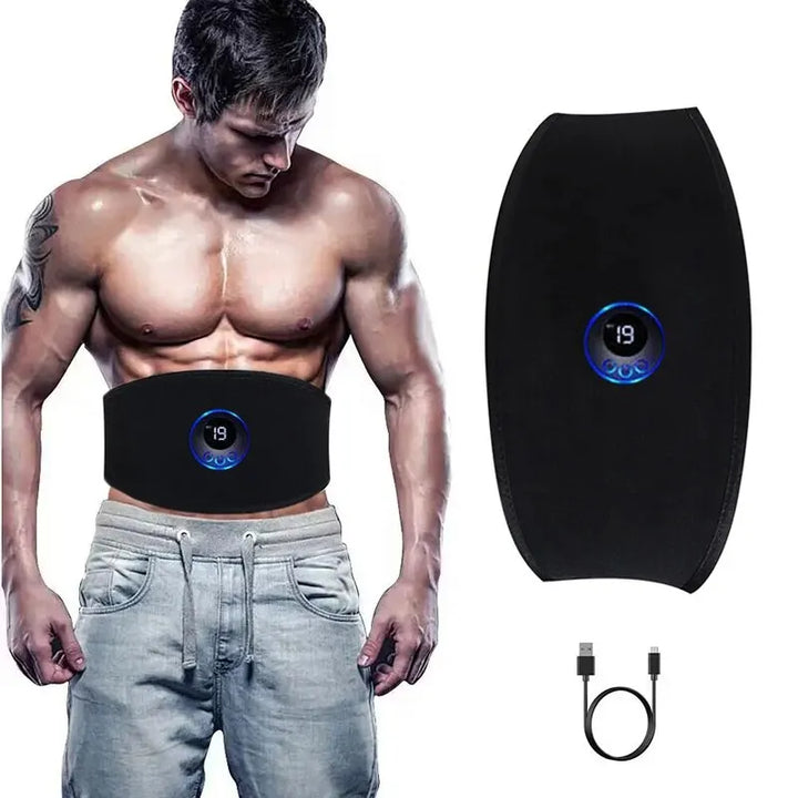 EMS Abdominal Training Belt - Muscle Toning Massager for Core Workouts