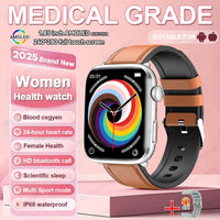 1.85" AMOLED Smart Watch - Women's Bluetooth Fitness Tracker with NFC & Health Monitoring