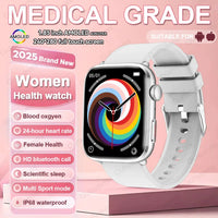 1.85" AMOLED Smart Watch - Women's Bluetooth Fitness Tracker with NFC & Health Monitoring