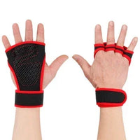 Anti-Slip Weightlifting Gloves - Wrist Support Grips for CrossFit & Gym Training