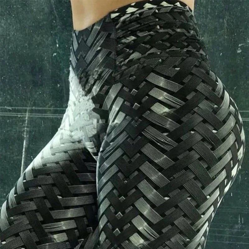 Printed High-Waist Training Leggings