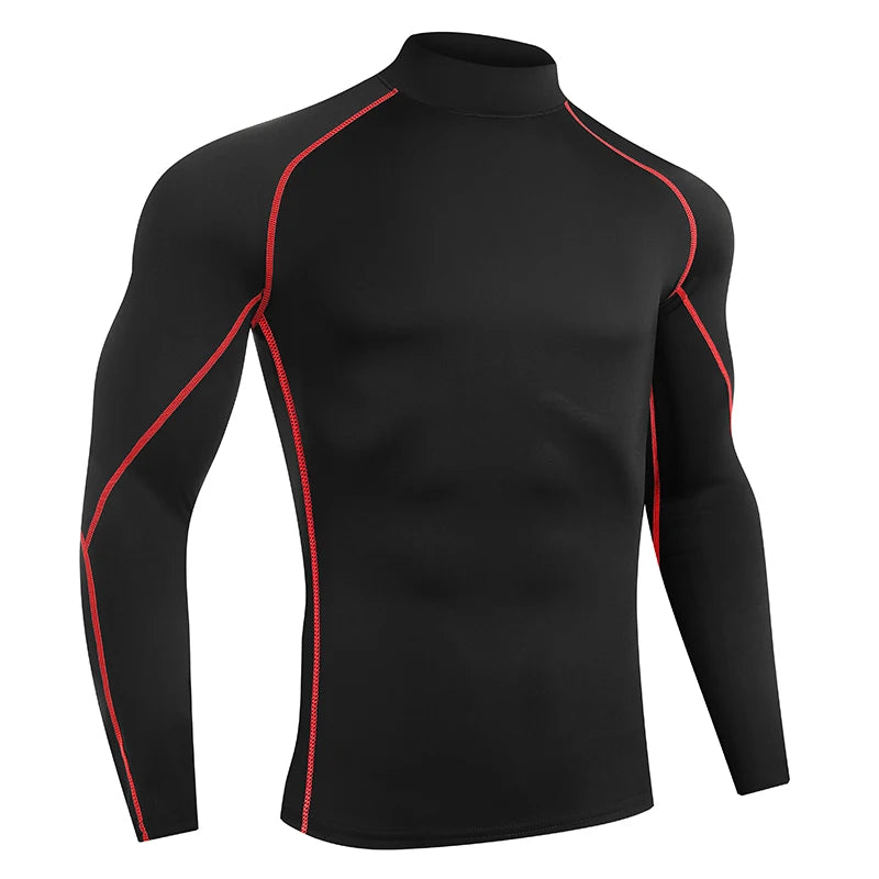 Men's Long Sleeve Compression Gym Shirt