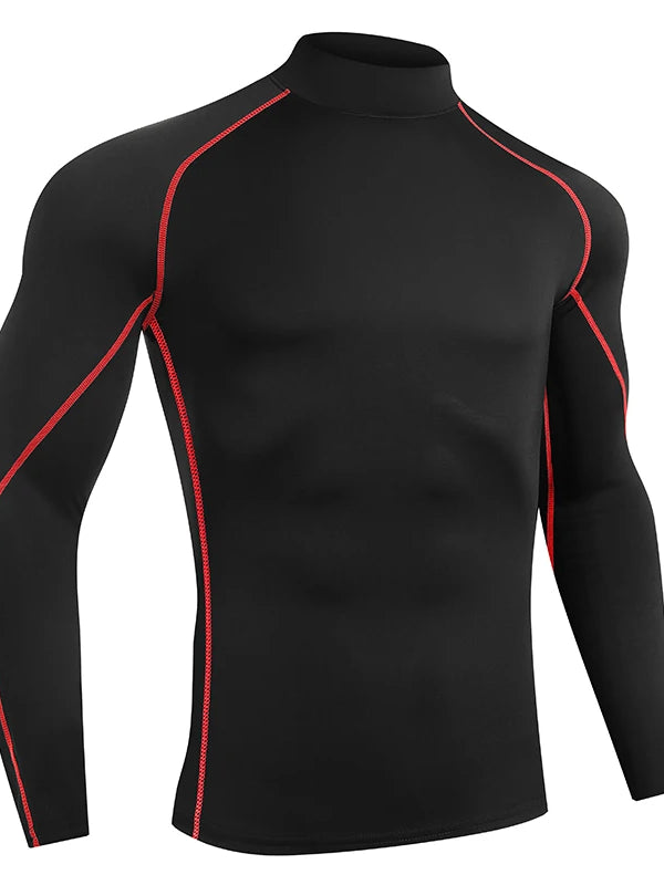 Men's Long Sleeve Compression Gym Shirt
