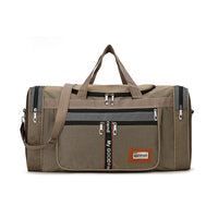 Nylon Travel Duffel Bag - Large-Capacity Weekender Holdall for Gym & Travel