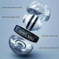 Power Gyro Ball Trainer - Wrist and Forearm Strengthener for Grip Conditioning