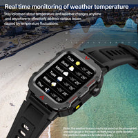 1.71" Outdoor Smart Watch - Men's Fitness Tracker for Training & Daily Wear