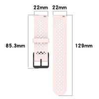 Silicone Watch Band - 20mm/22mm Replacement Strap for Haylou Smartwatches