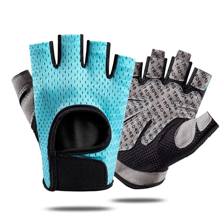 Anti-Slip Weightlifting Gloves - Wrist Support Grips for CrossFit &amp; Gym Training