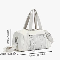 2-Piece Dry-Wet Gym Tote Set - Large Travel Duffel for Yoga & Swimming
