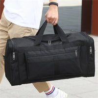 Nylon Travel Duffel Bag - Large-Capacity Weekender Holdall for Gym & Travel